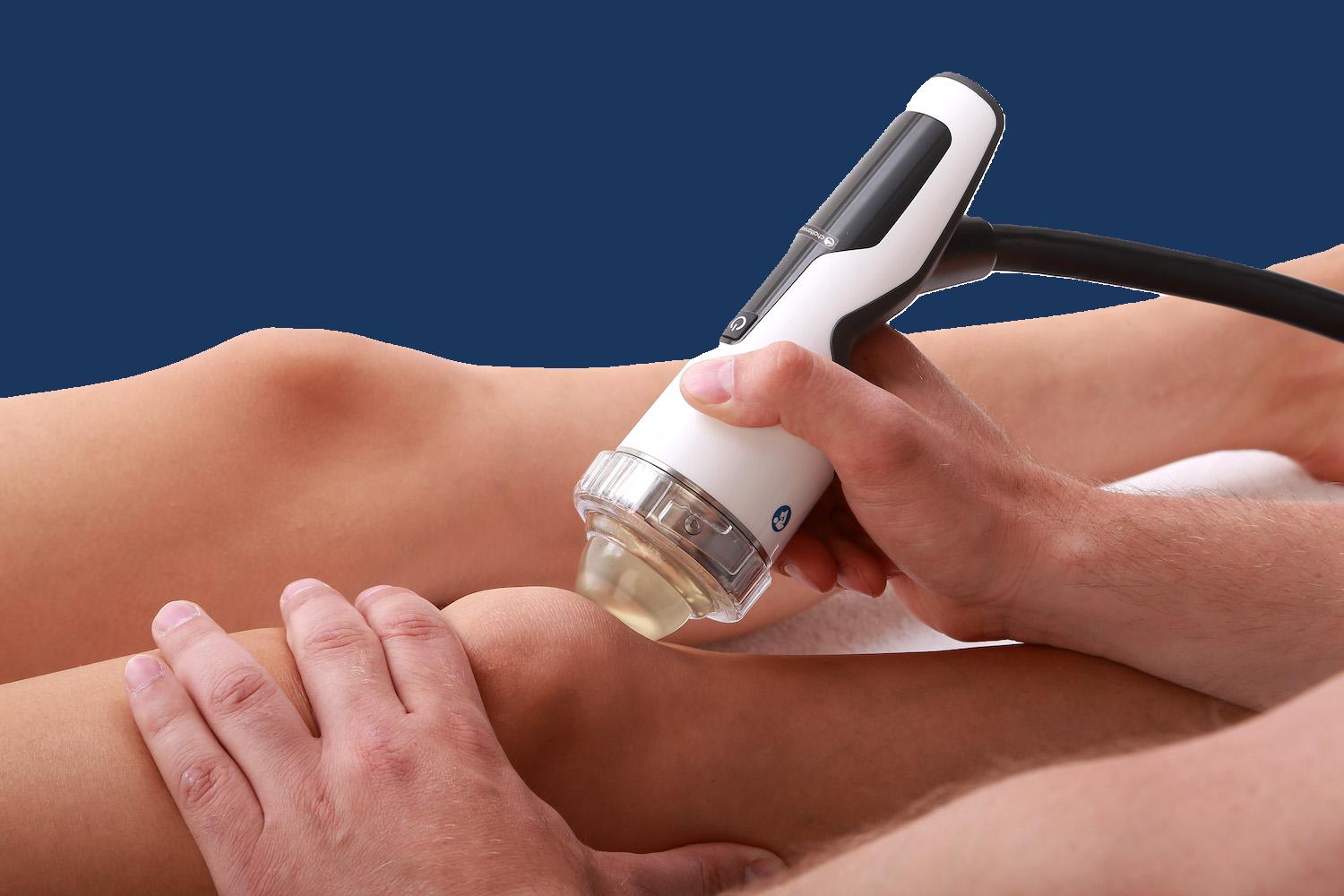 Treatment- Knee- Very dark blue